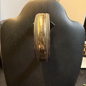 Elegant Vintage 925 Sterling Silver Bangle Bracelet